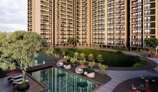 Dining Area of Arvind Lakeview Aerial View